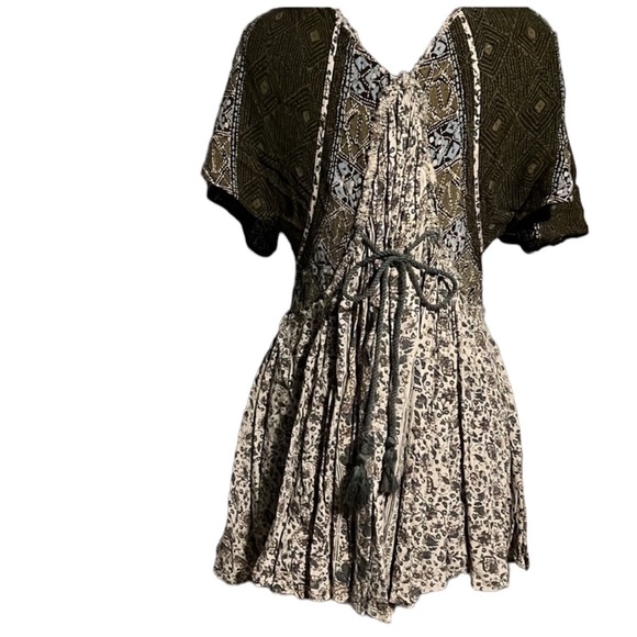 Free People Flowy Multi-pattern Top - Picture 4 of 5